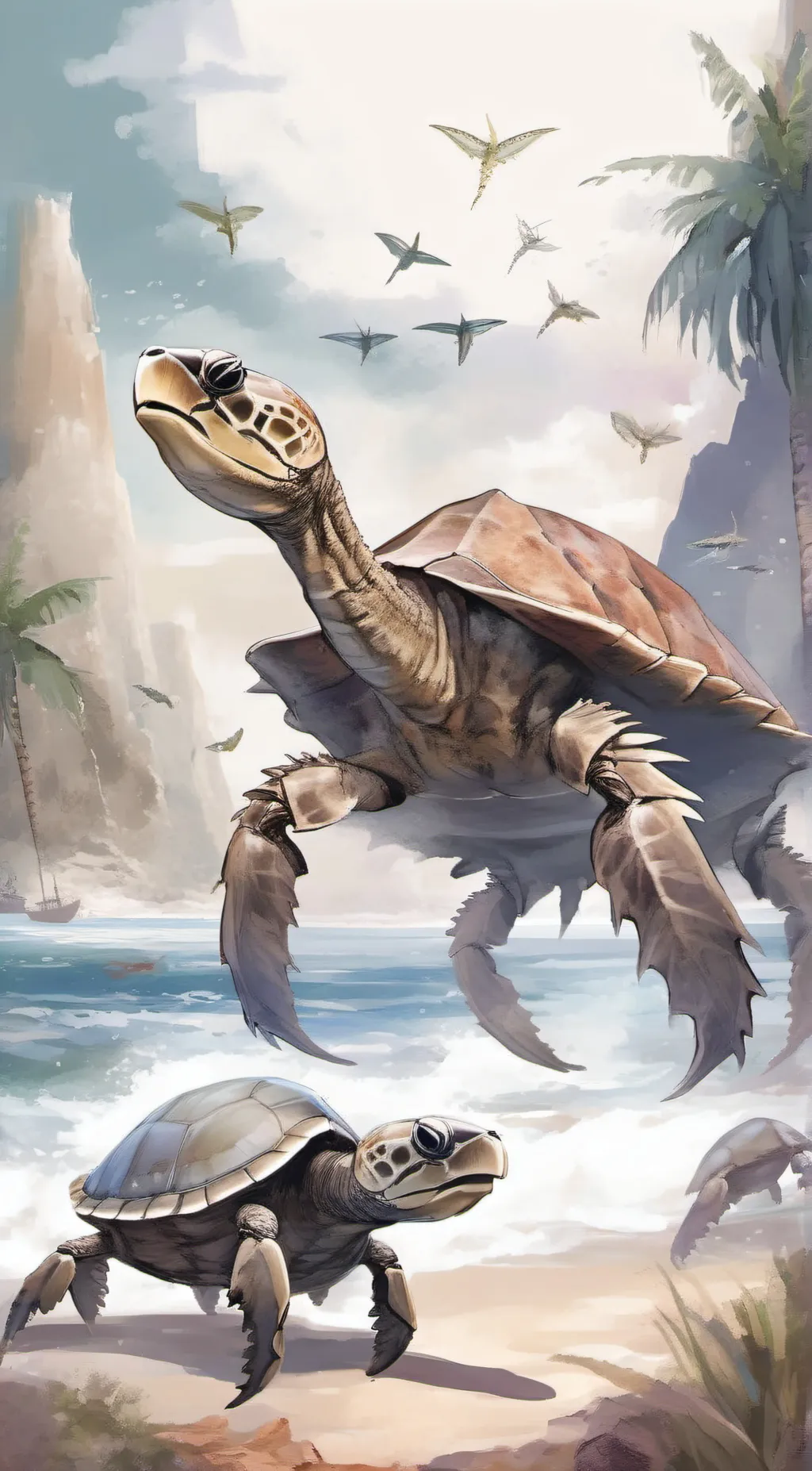 ai character: breeding program  background