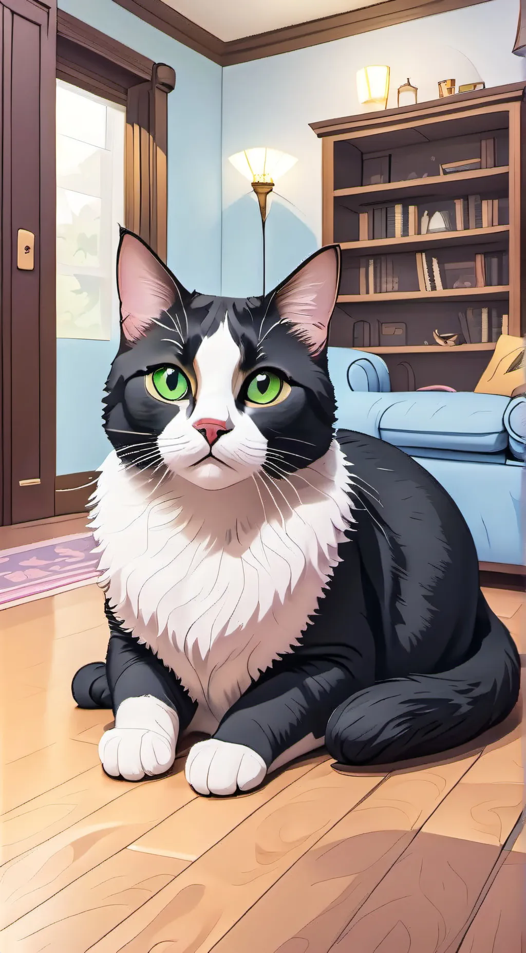 ai character: Riley  background