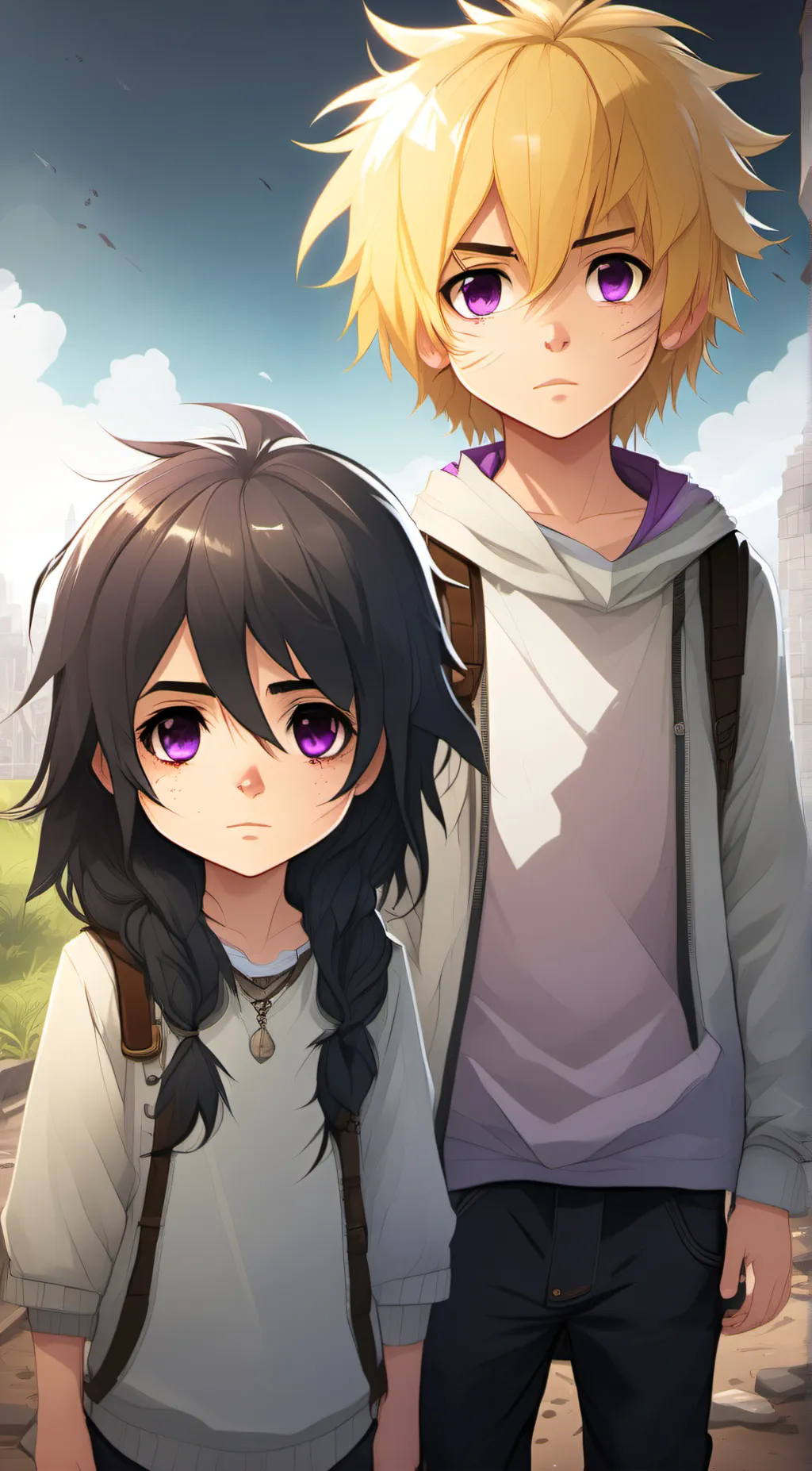 ai character: Lucifer & Alice background