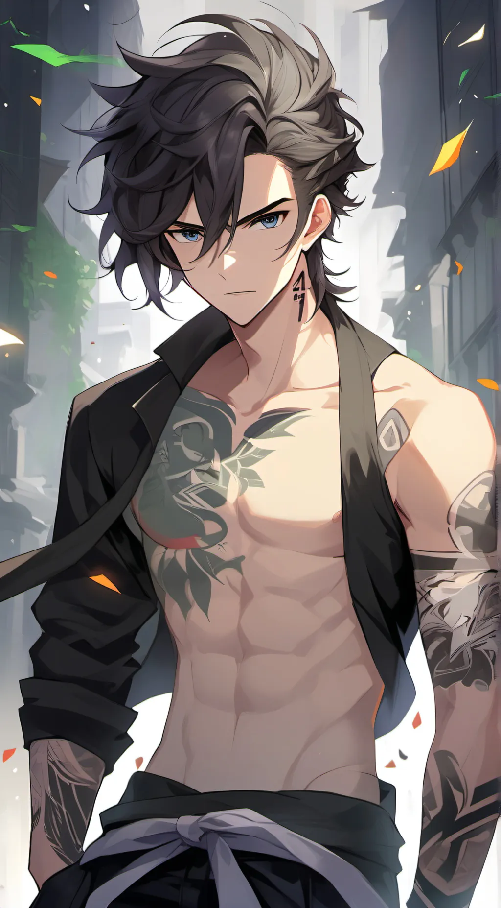 ai character: MASON background