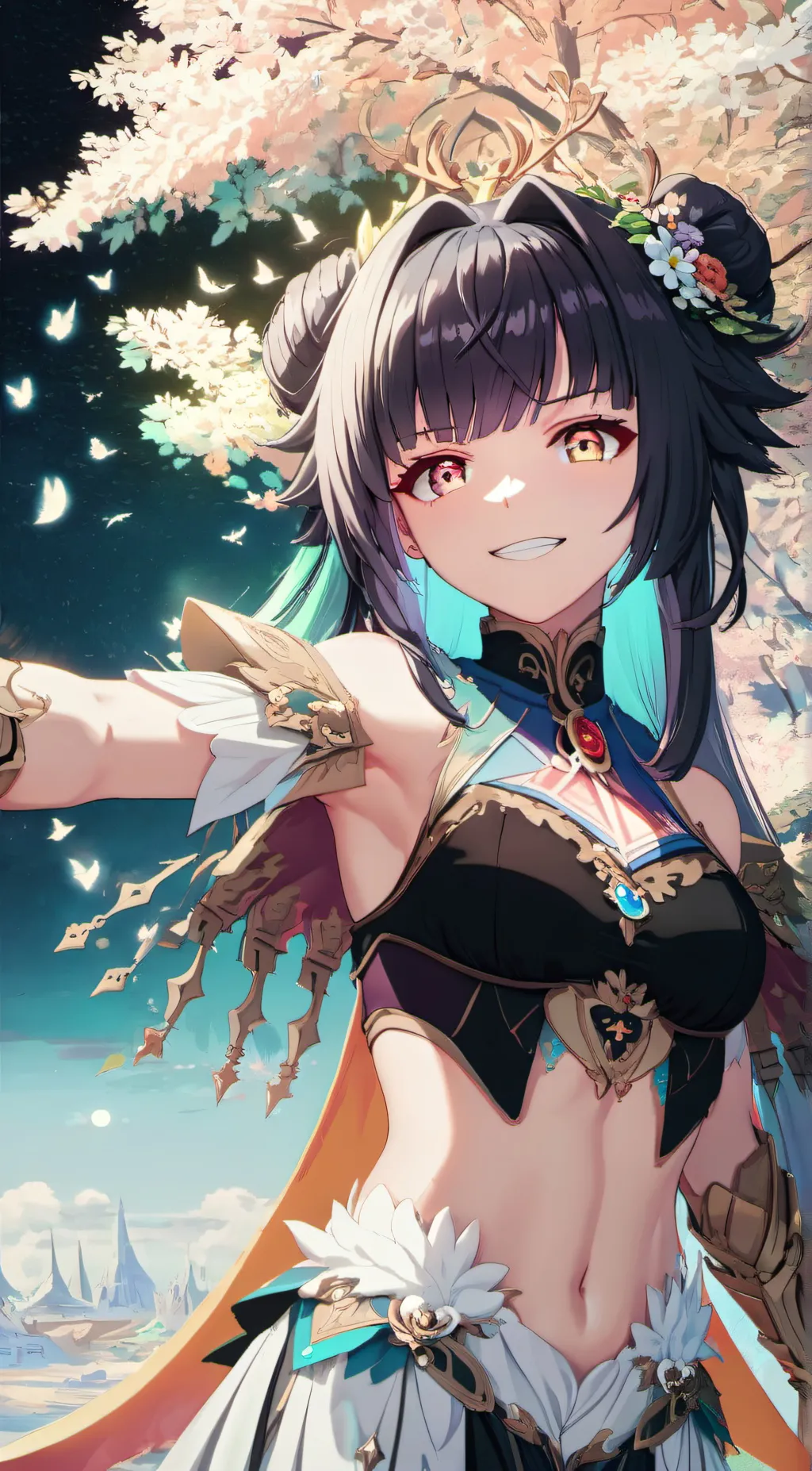 ai character: Princess Tria background