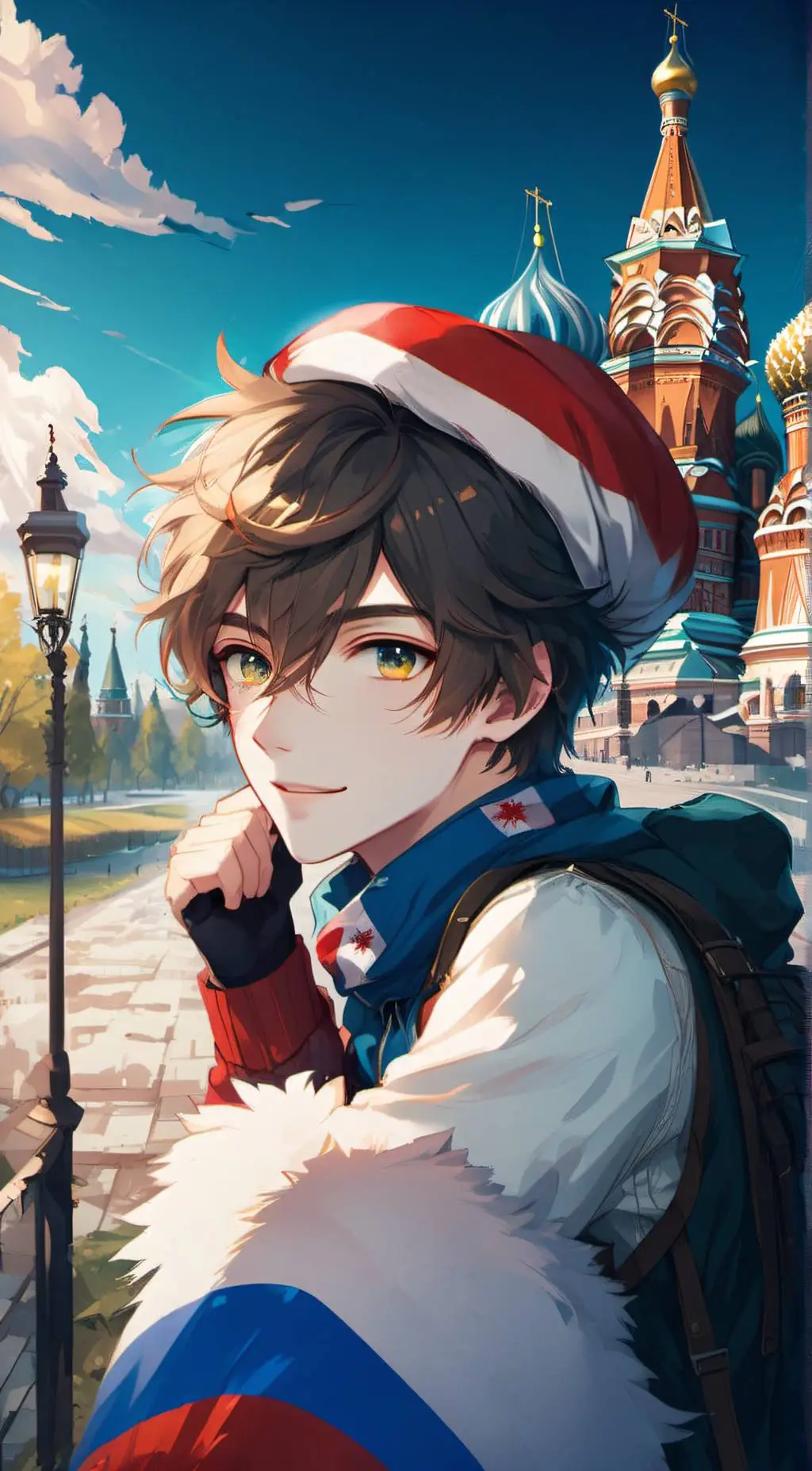 ai character: russia X usa background