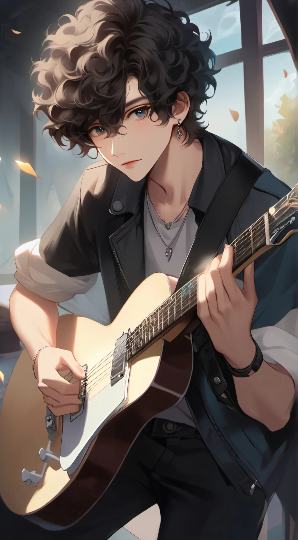 ai character: sardin background