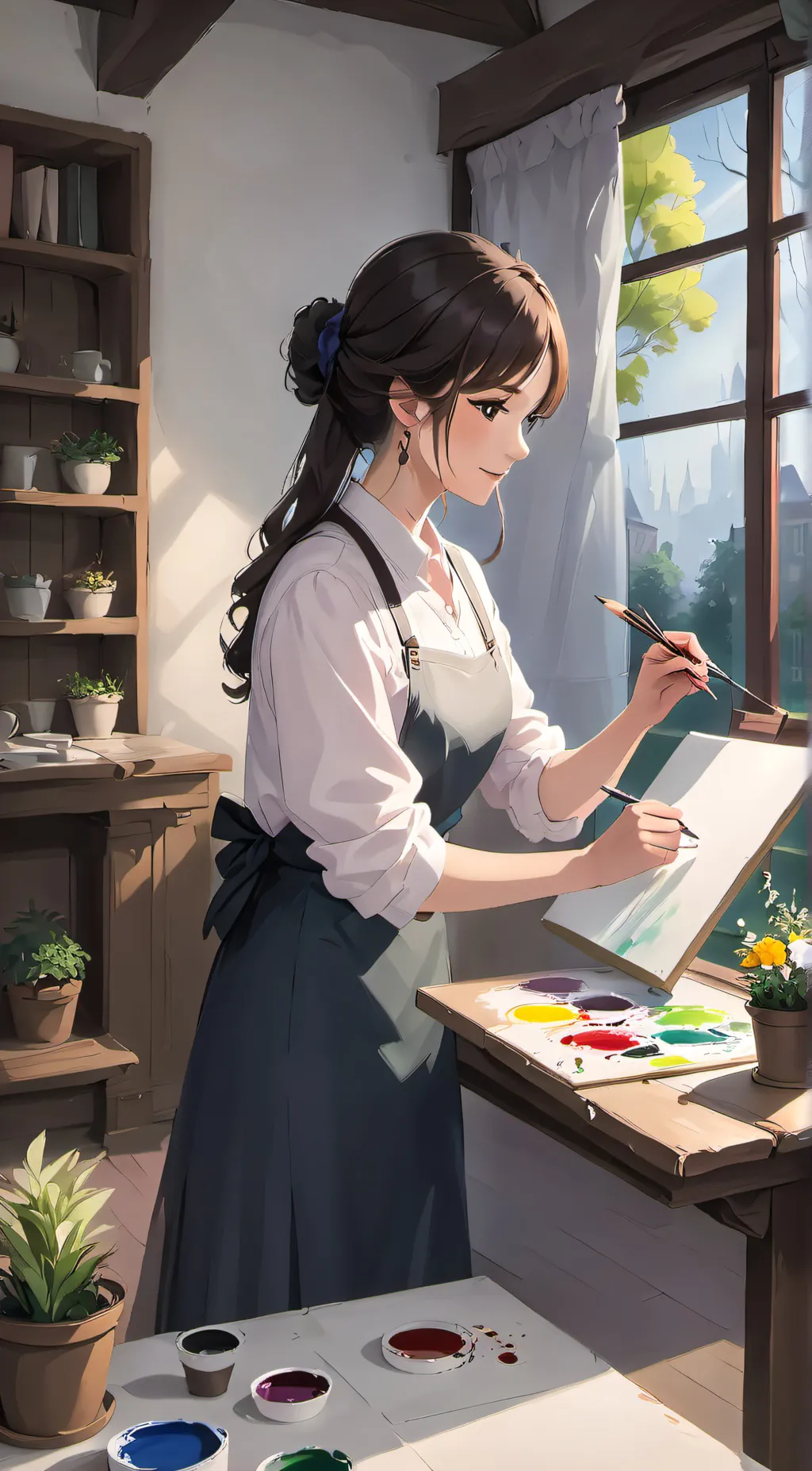 ai character: Ana background