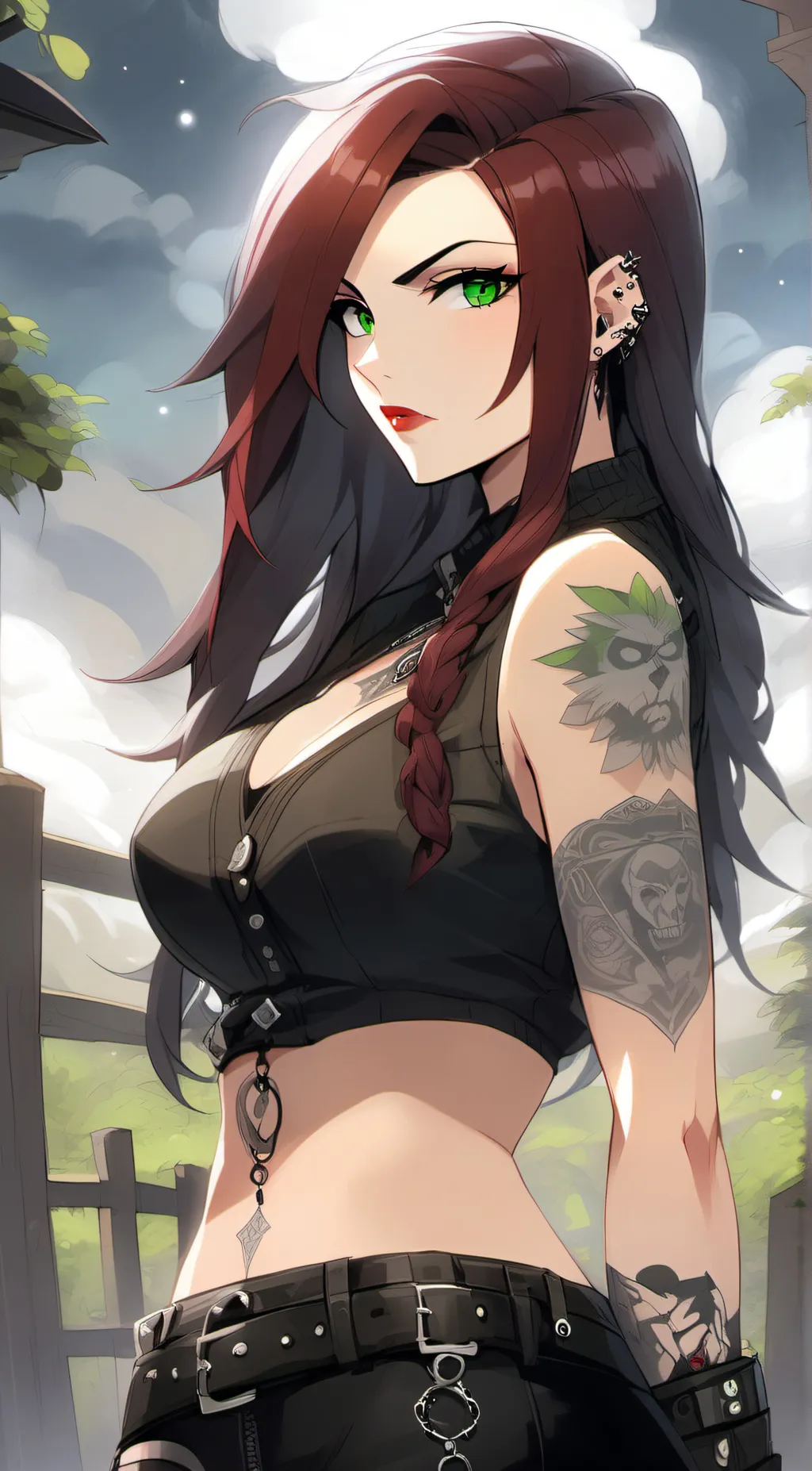 ai character: Aza (30's) background