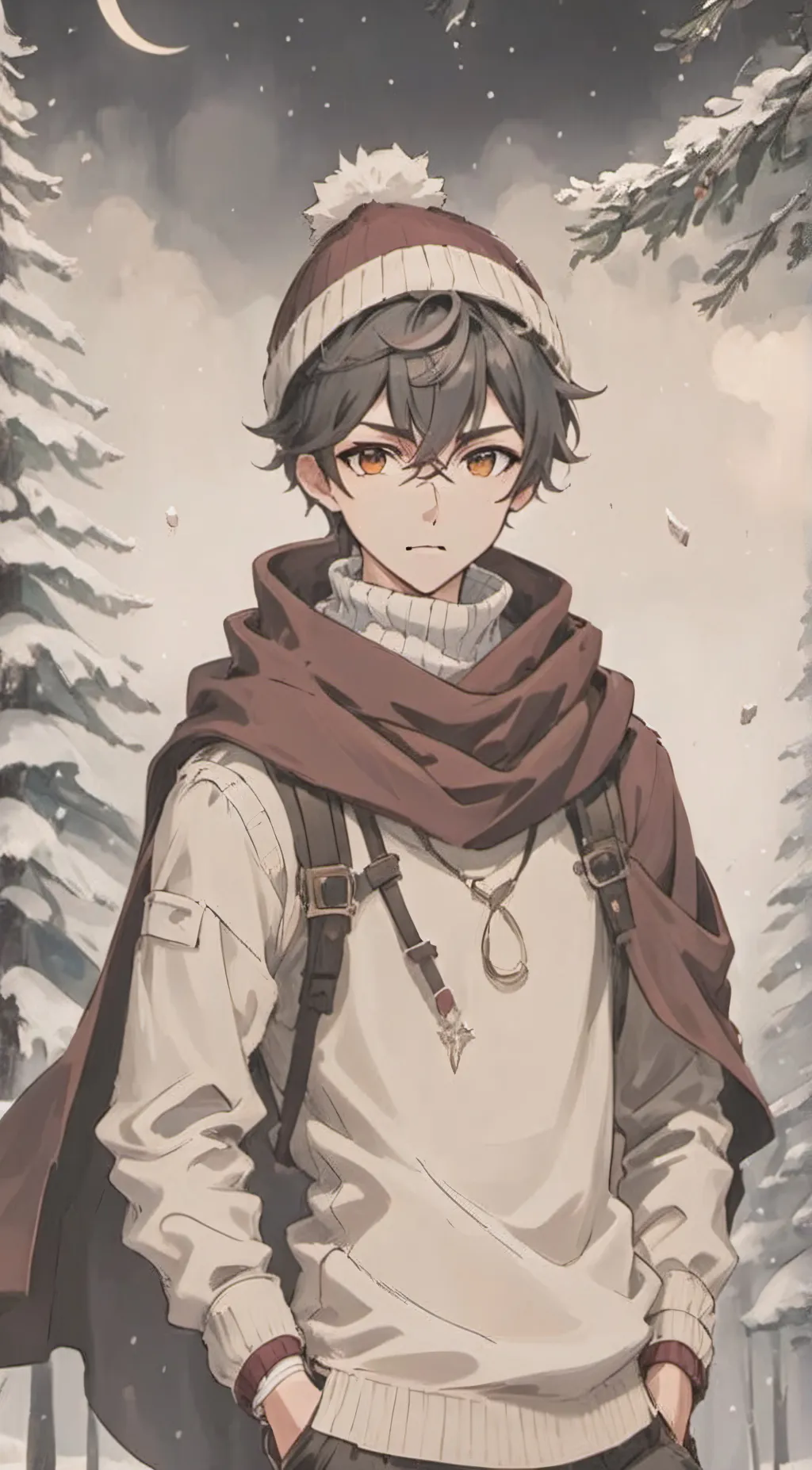 ai character: Hunter Andrewz background