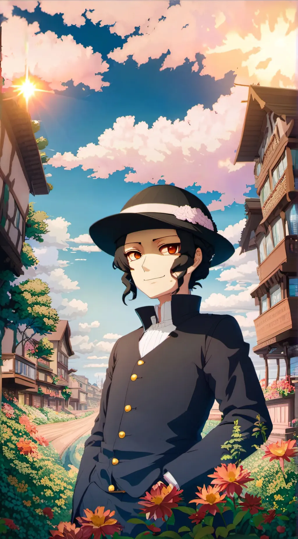 ai character: muzan background