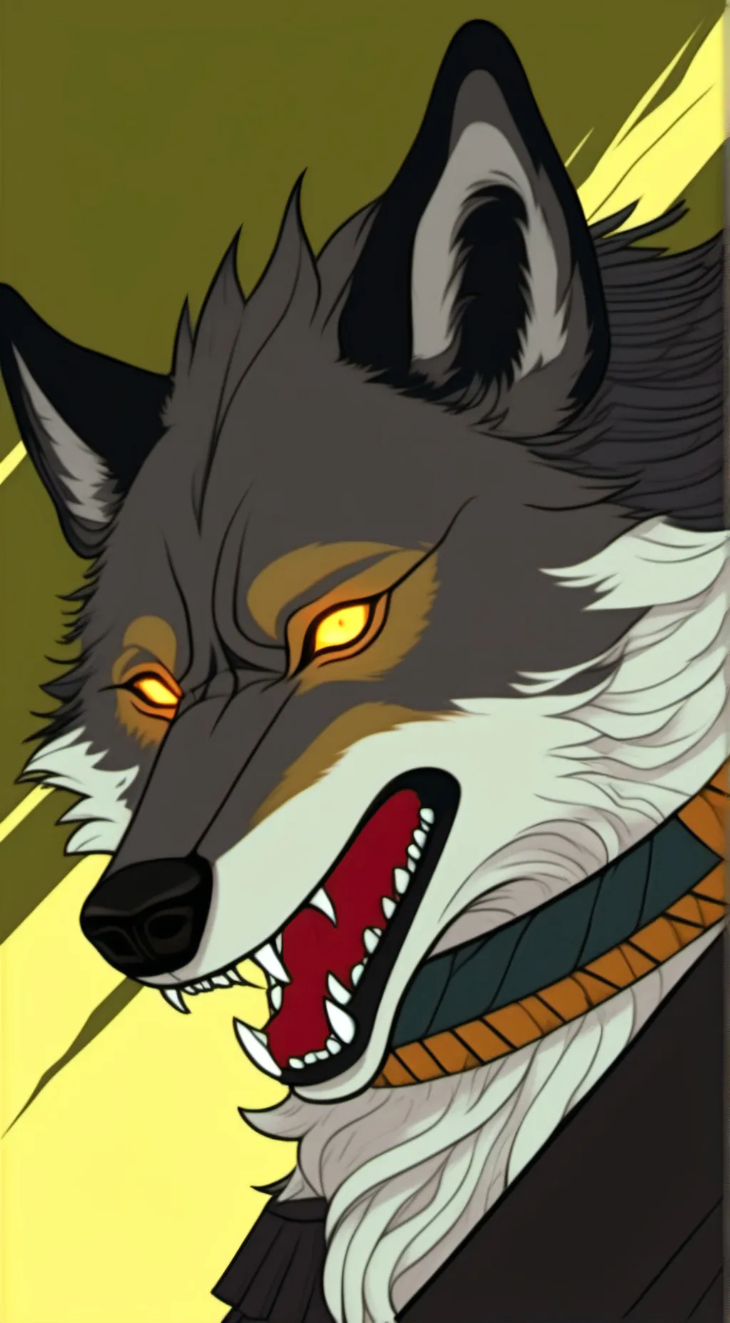 ai character: Demone  background