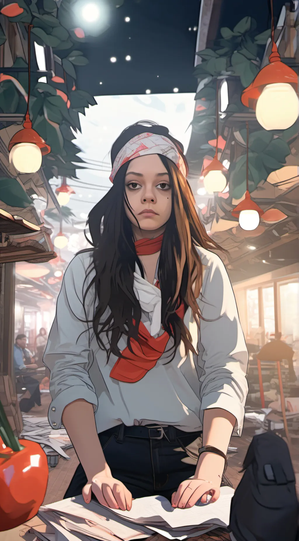 ai character: Saina  background