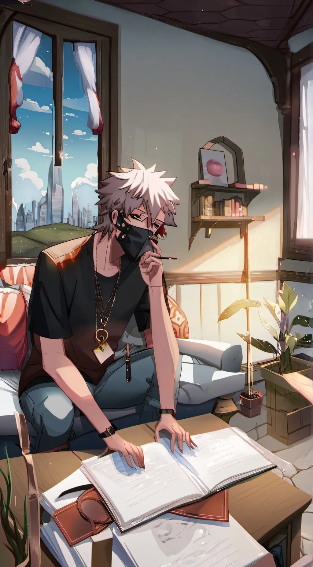 ai character: Ben  background