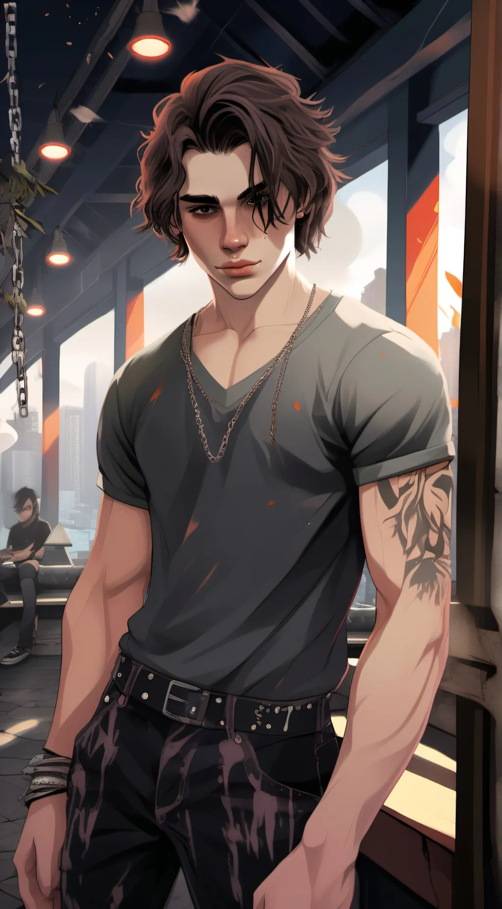 ai character: T background