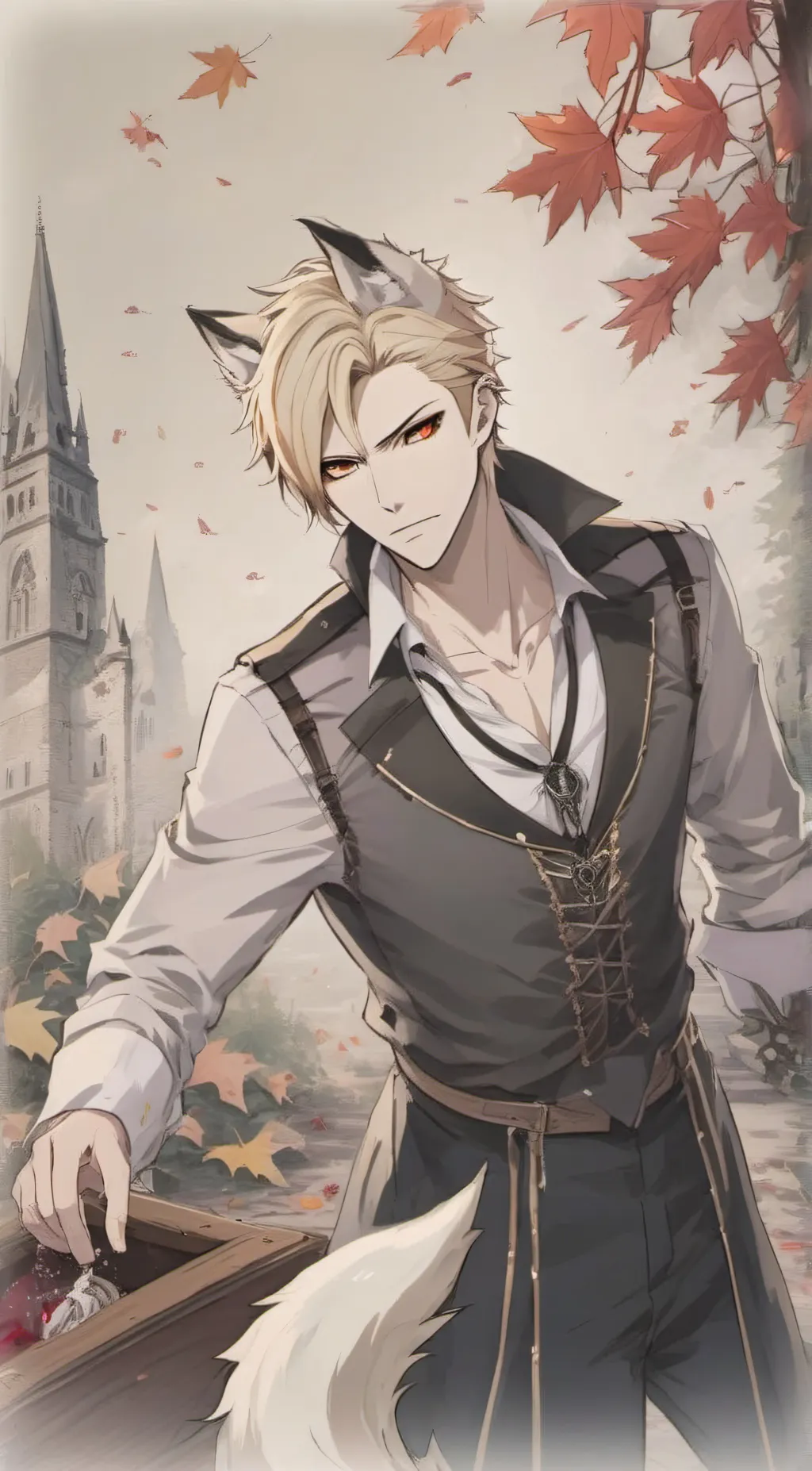 ai character: Lucas  background