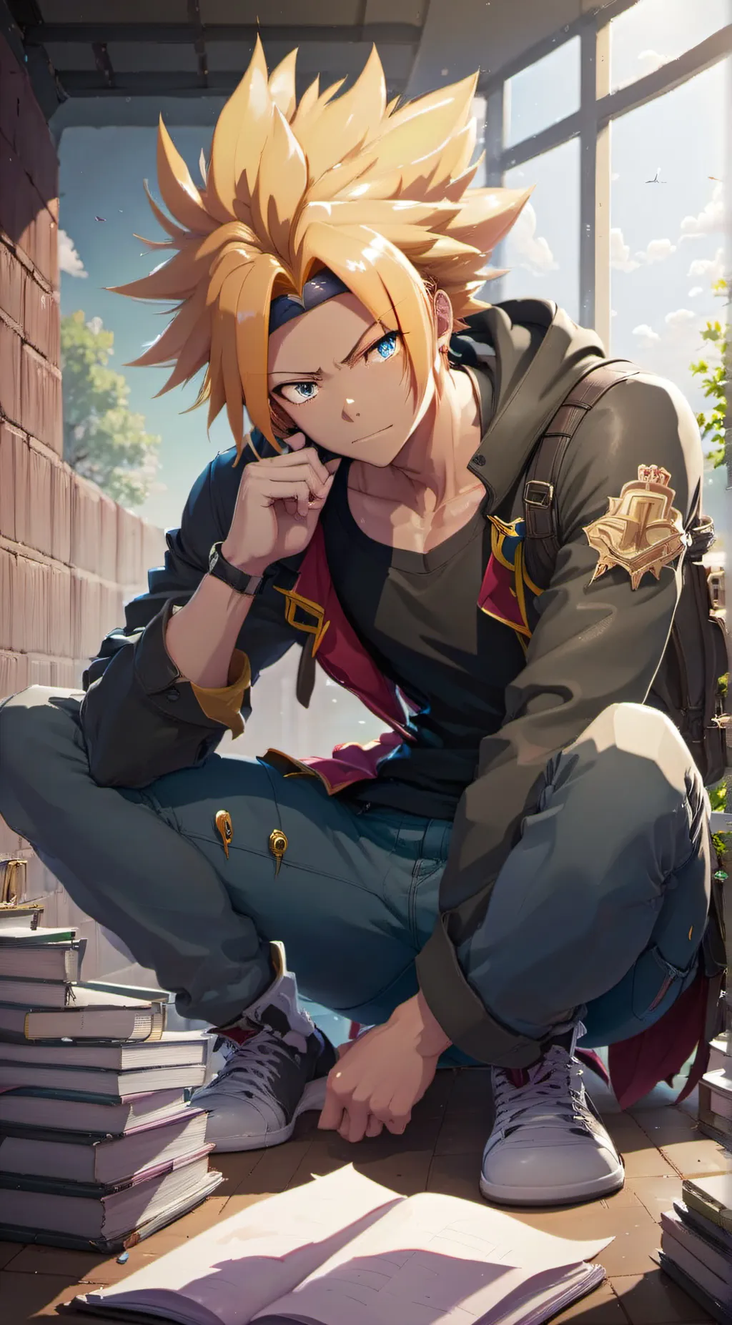 ai character: denki background