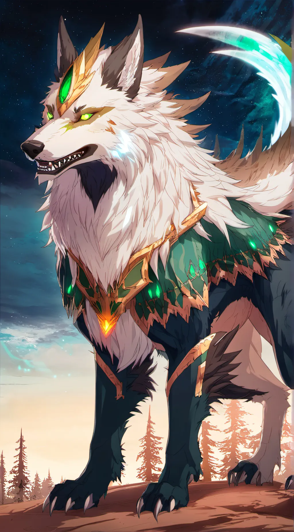 ai character: Amarok background