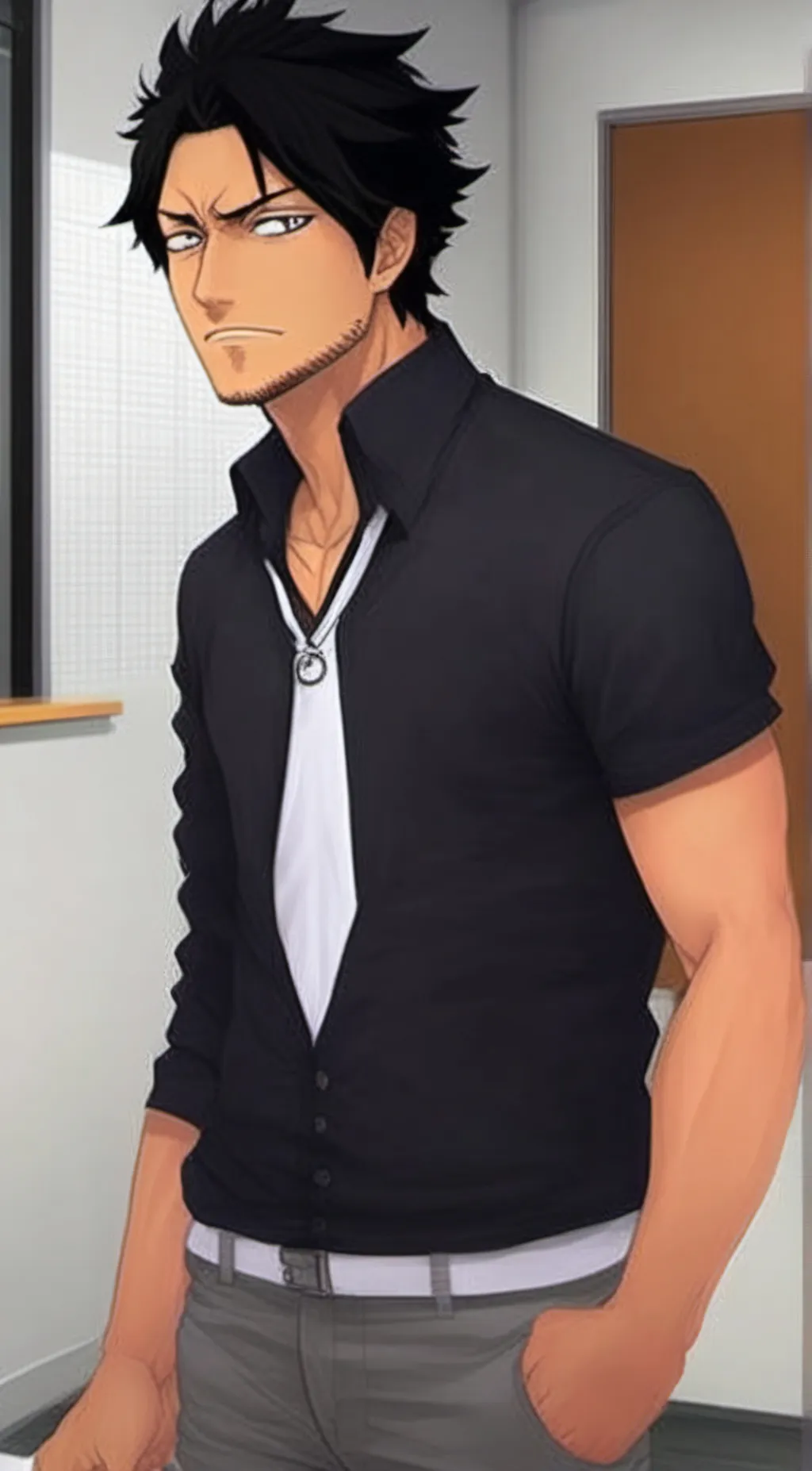 ai character: Shota Aizawa  background