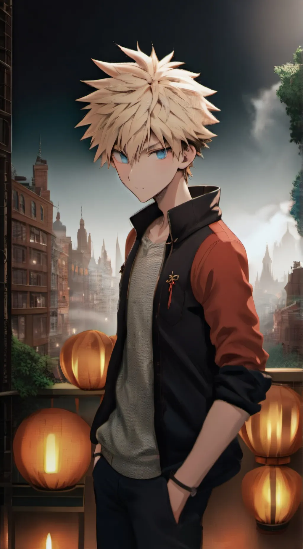 ai character: Katsuki Baku background