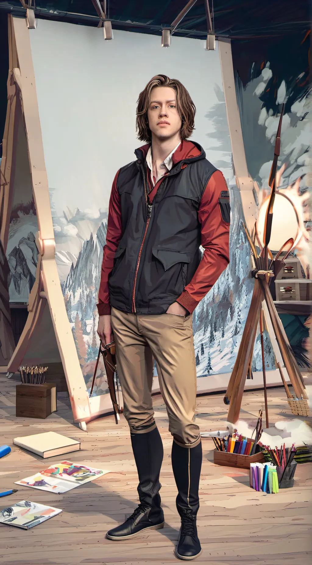 ai character: Xavier Thorpe  background