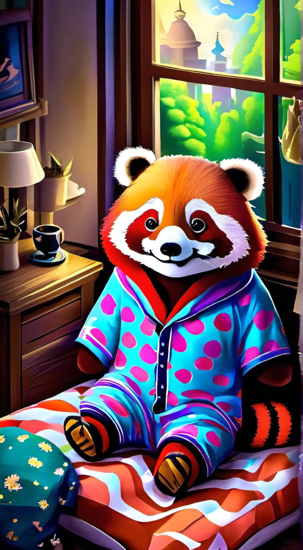 ai character: Teddy background