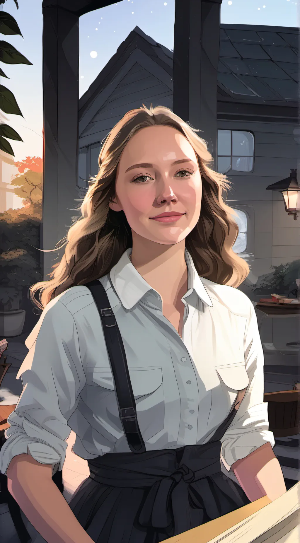 ai character: Hannah  background
