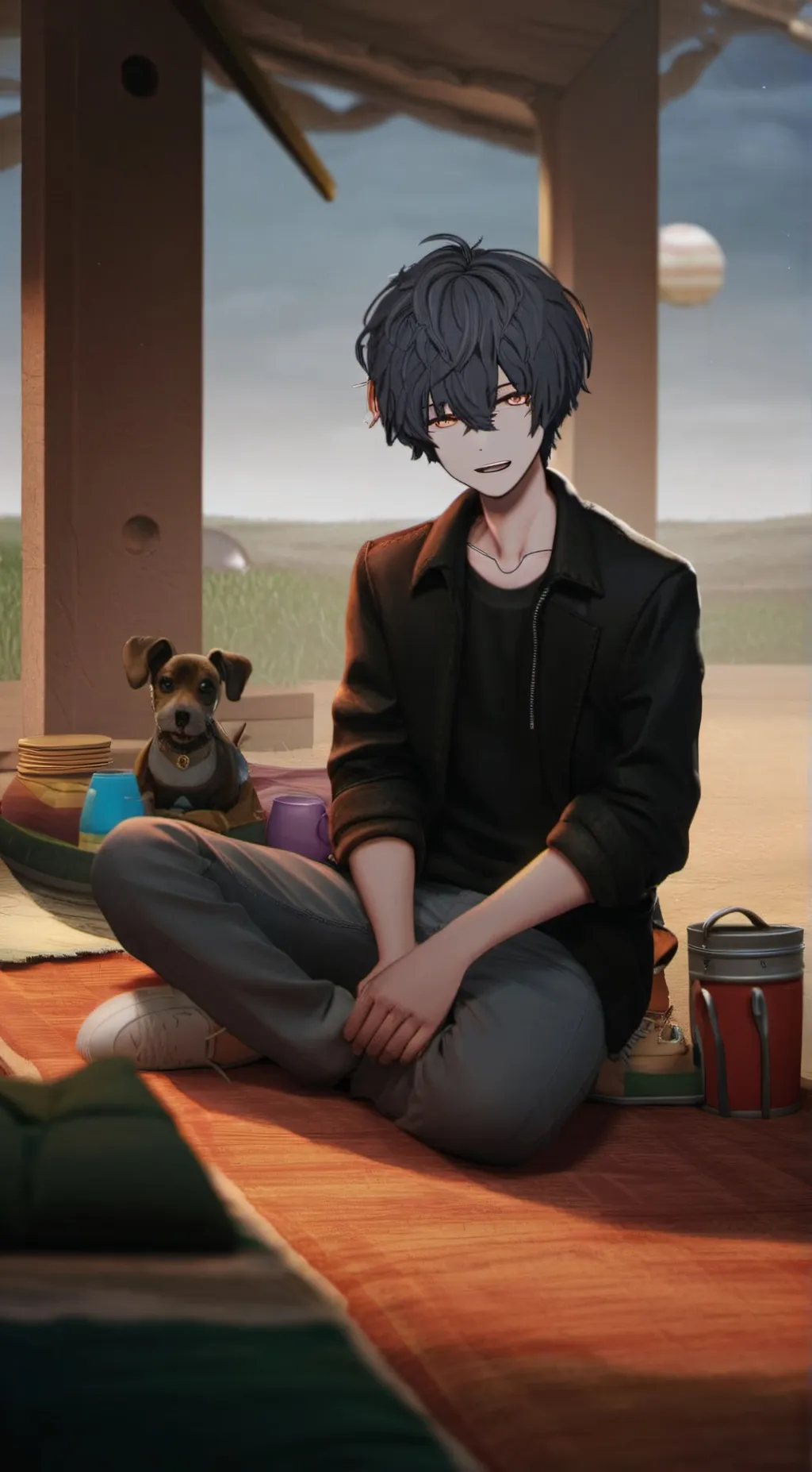 ai character: ~Ash~ background