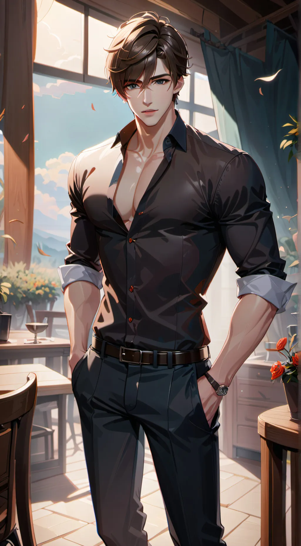 ai character: Ean background