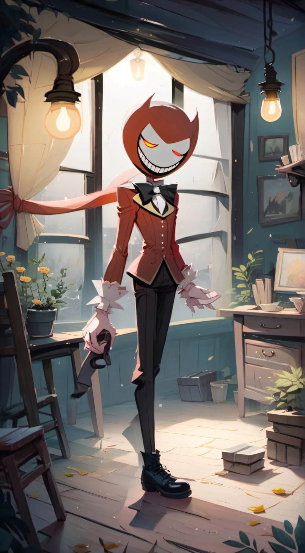 ai character: b background