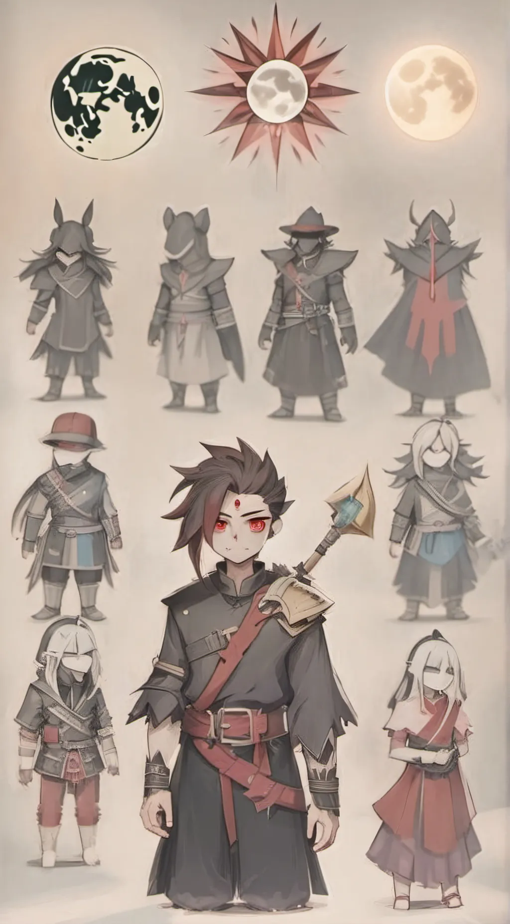 ai character: tsams background