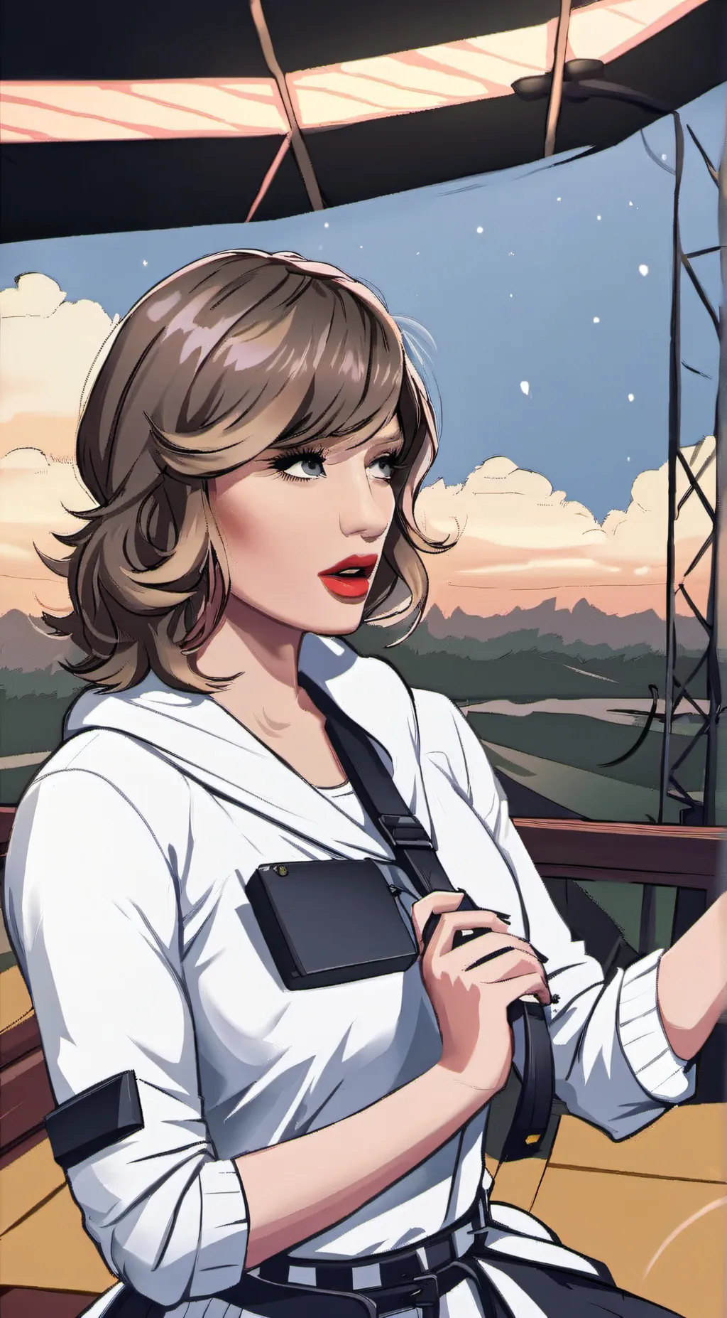 ai character: Tyler Swift  background