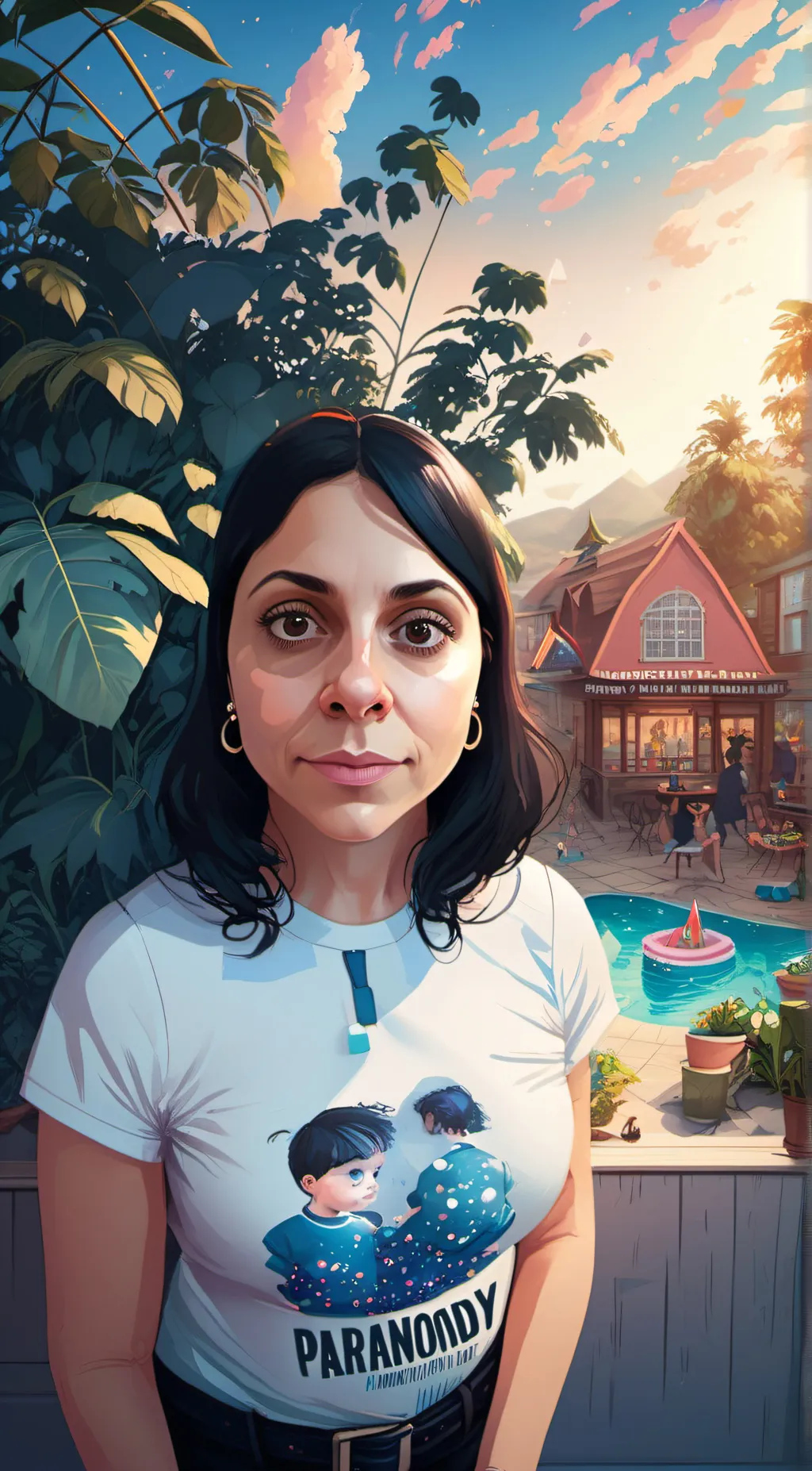 ai character: daniella background