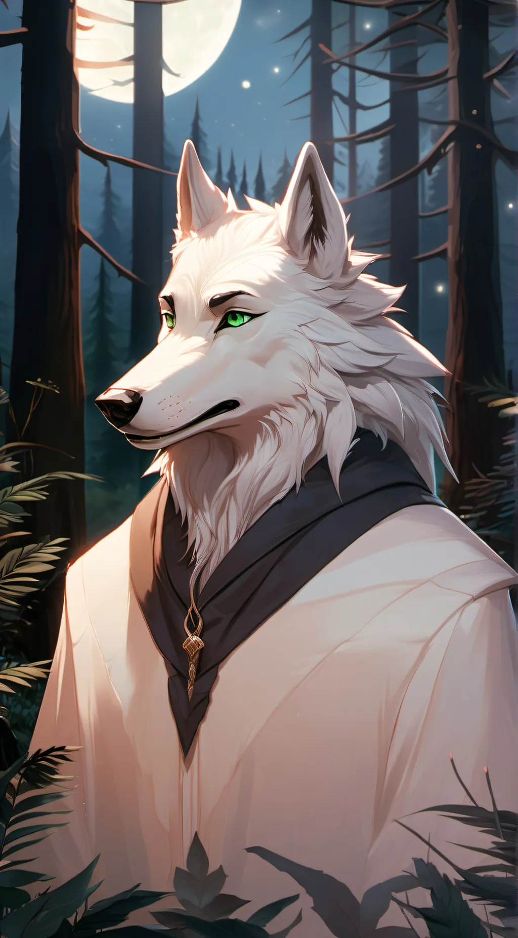 ai character: Snowrock background