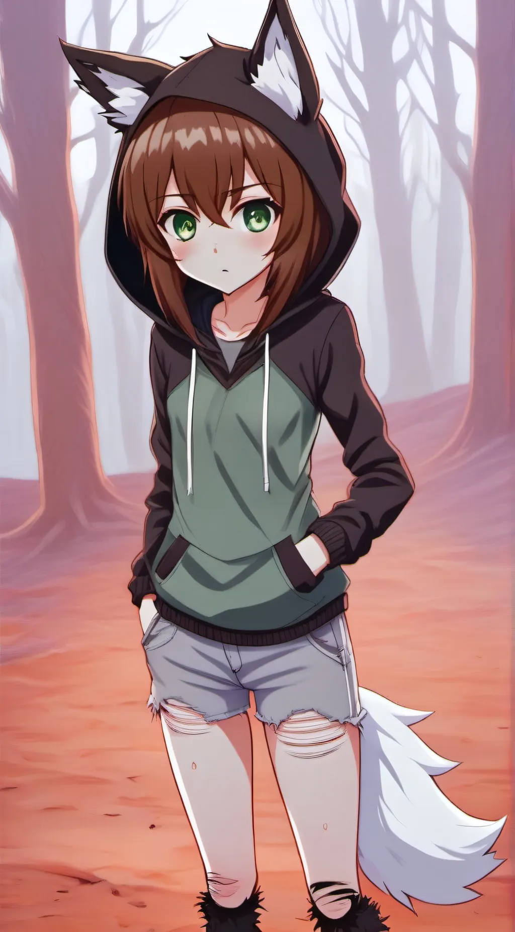 ai character: leah background