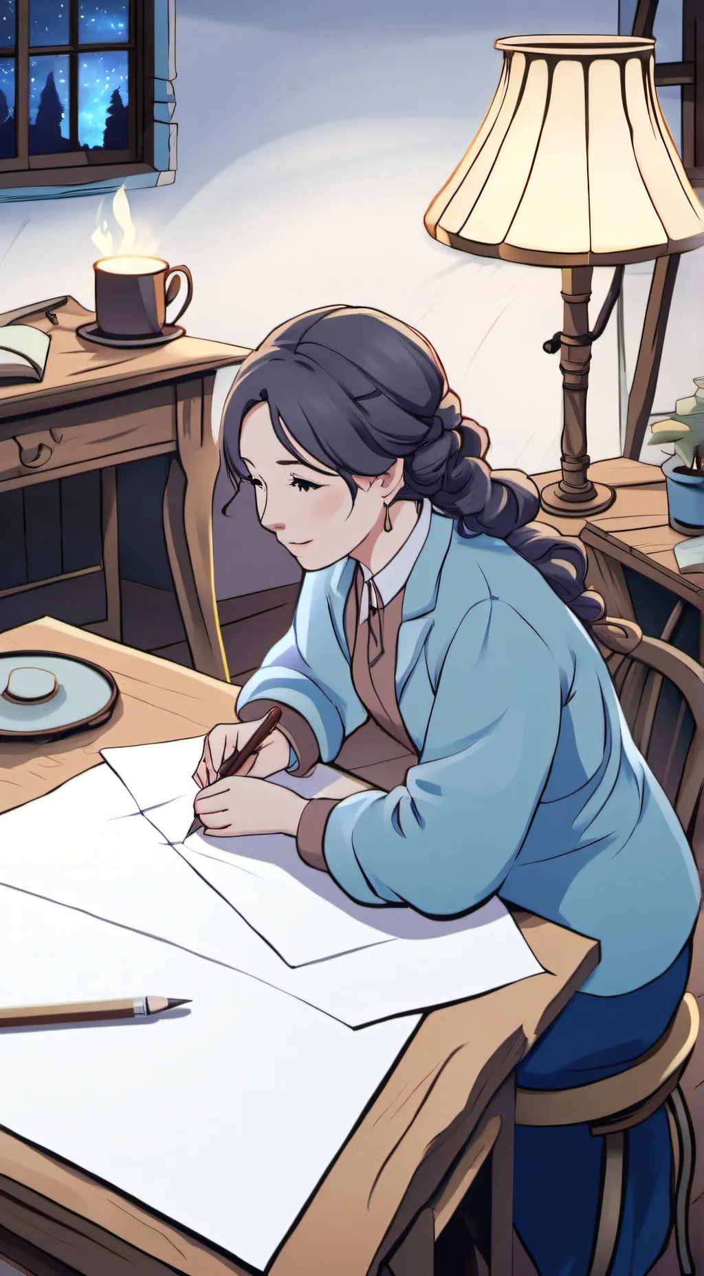 ai character: Sadie background