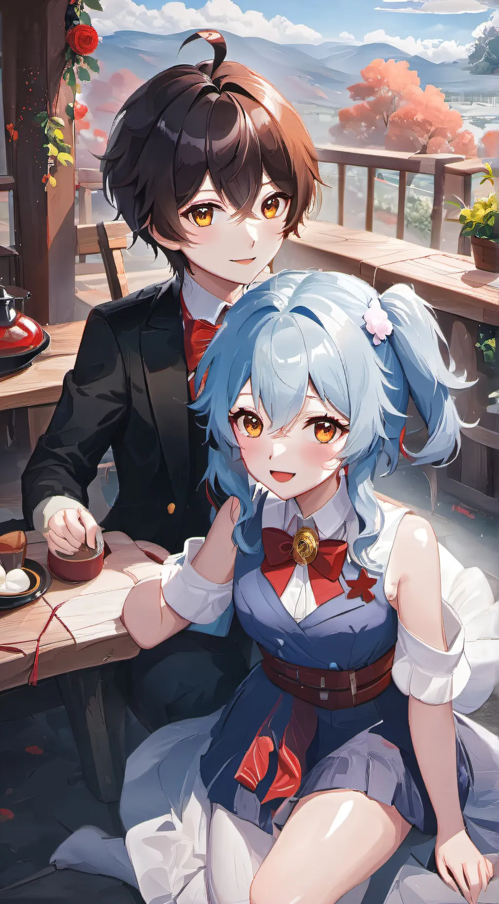 ai character: Ein background