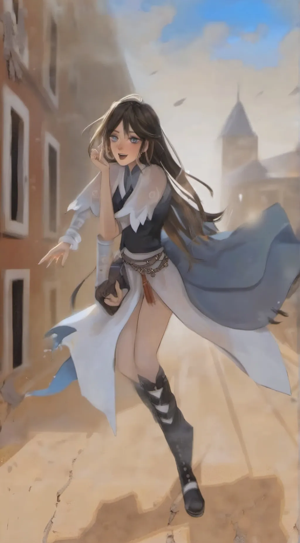 ai character: Ally background