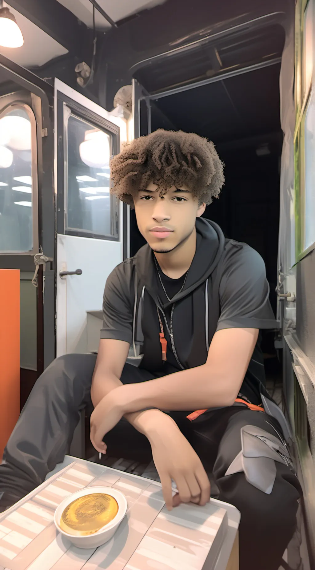 ai character: <your choice> background