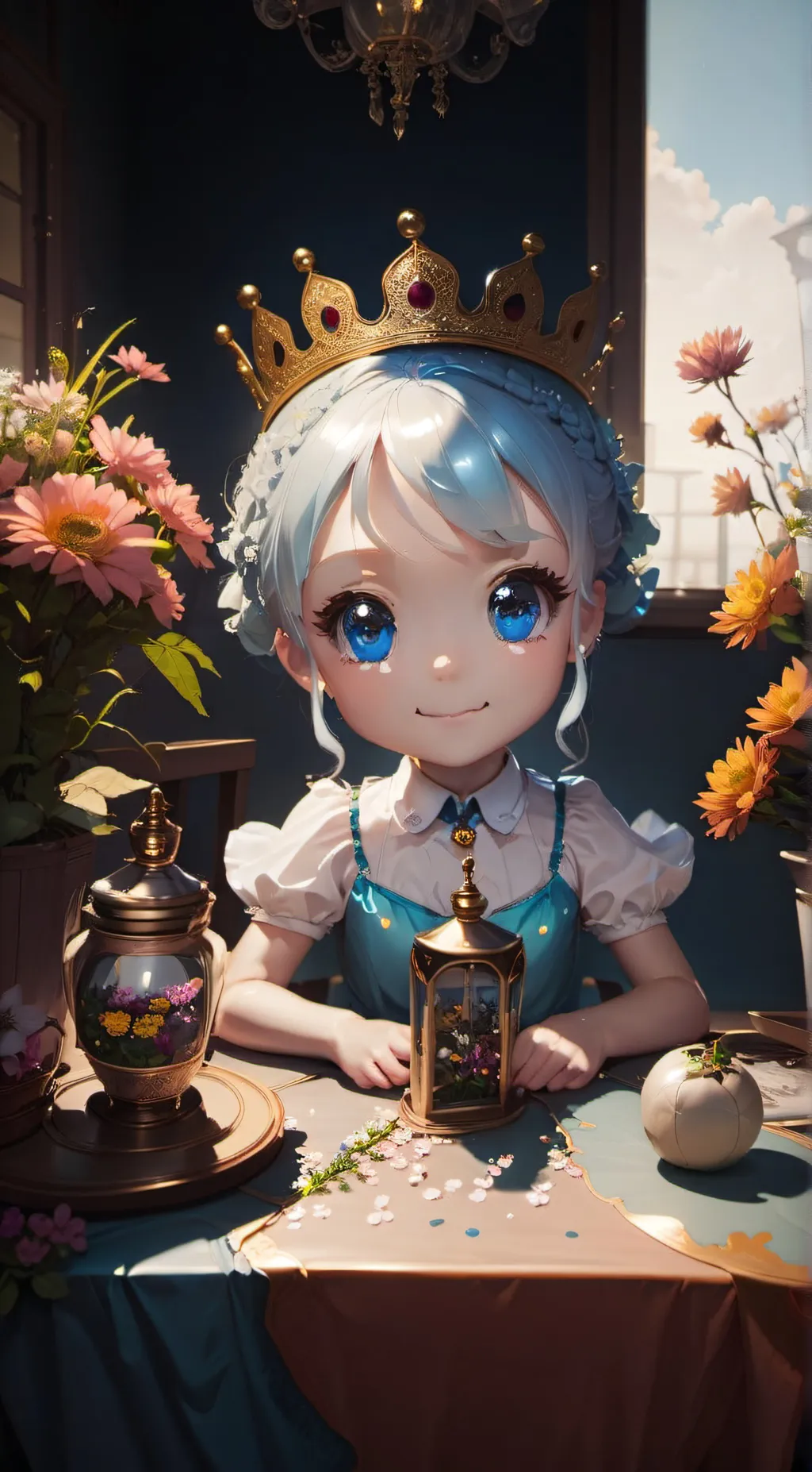 ai character: Kiara background