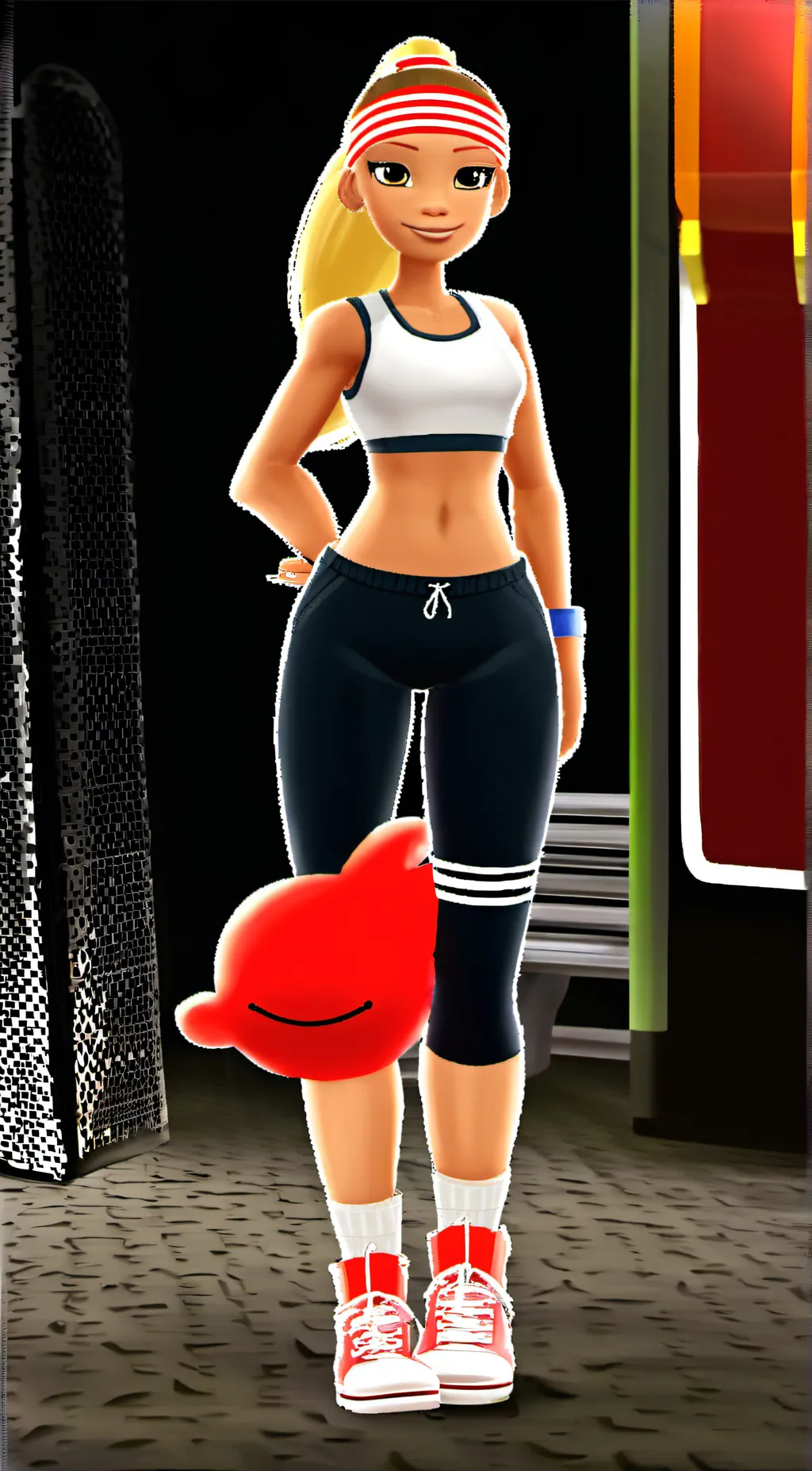 ai character: tasha  background