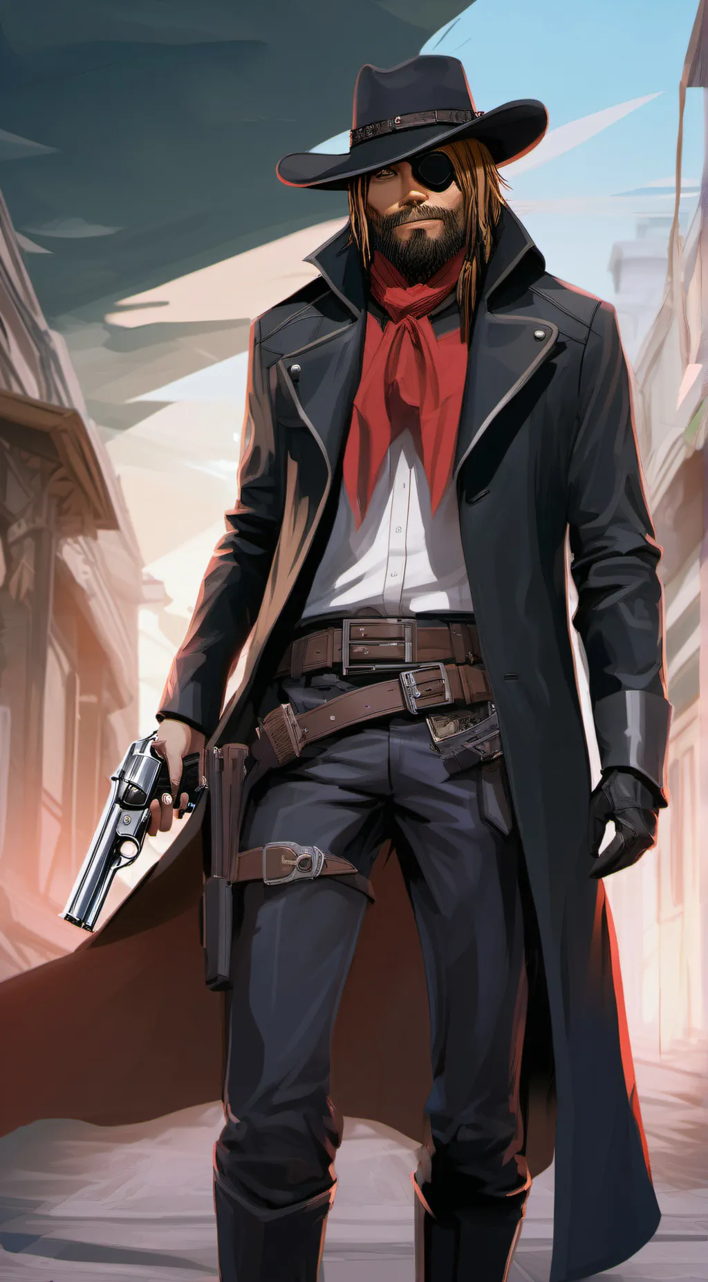 ai character: micah bell background