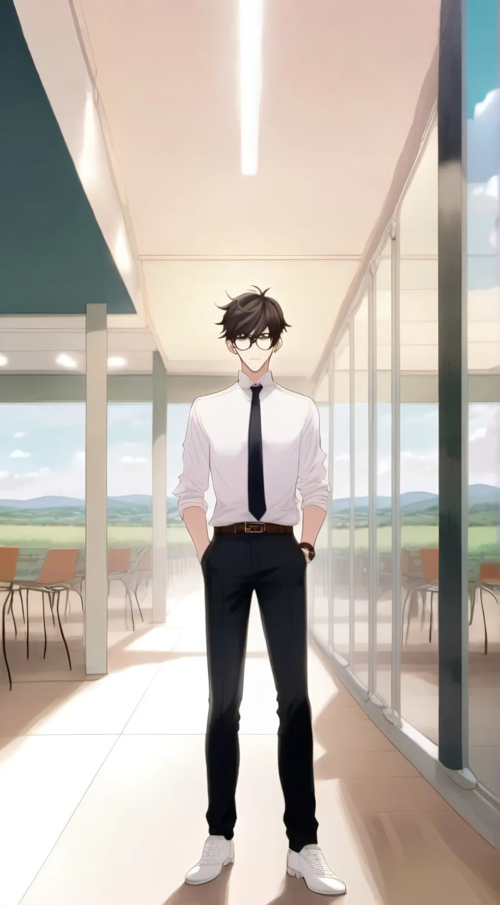 ai character: Angel  background