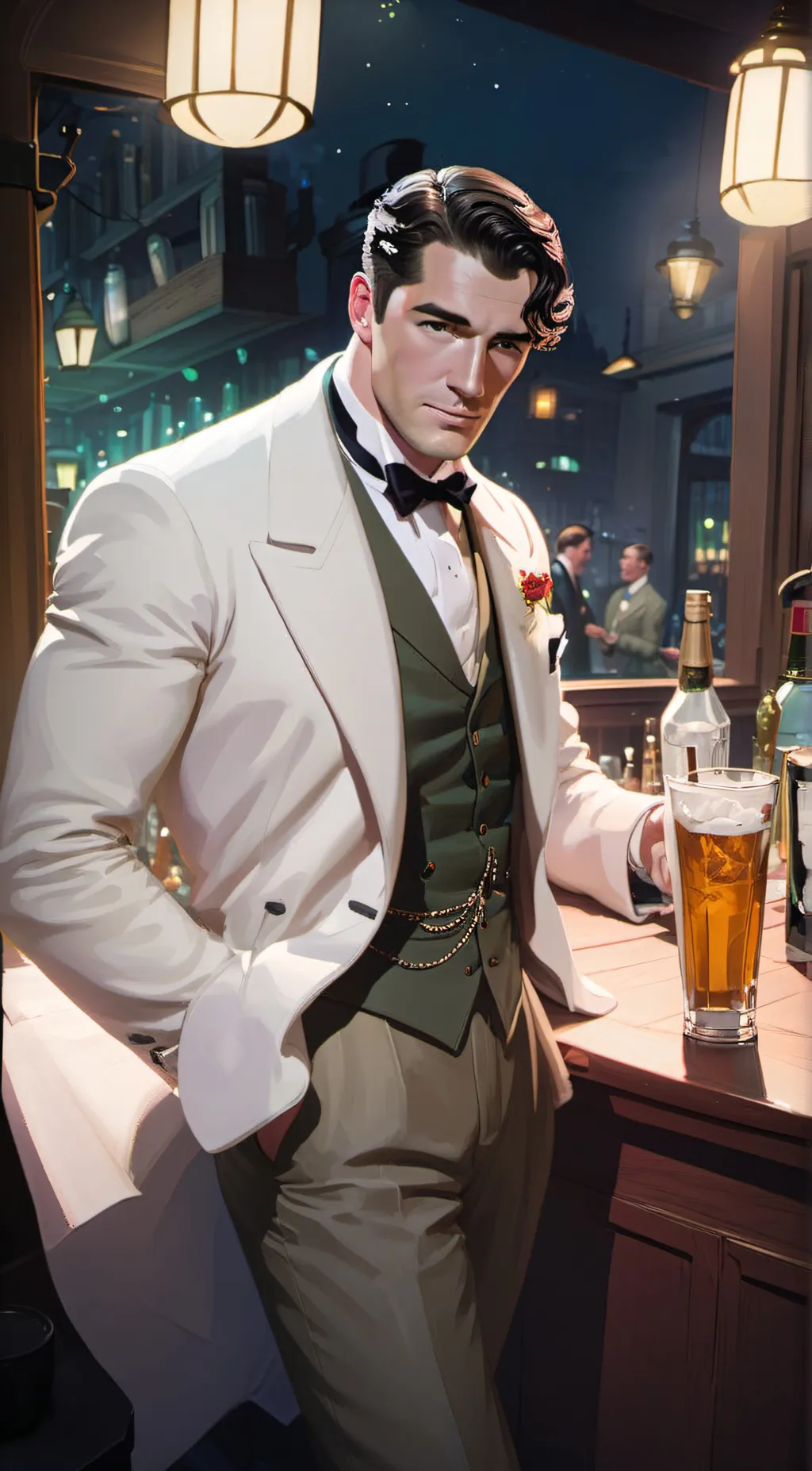 ai character: Mr. Burton background