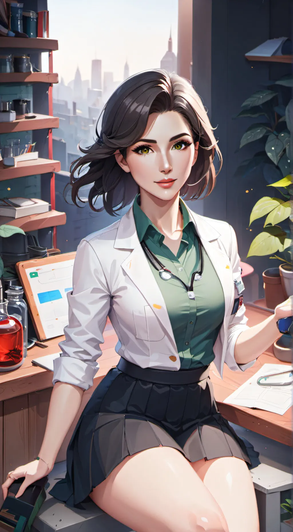 ai character: Konoko background