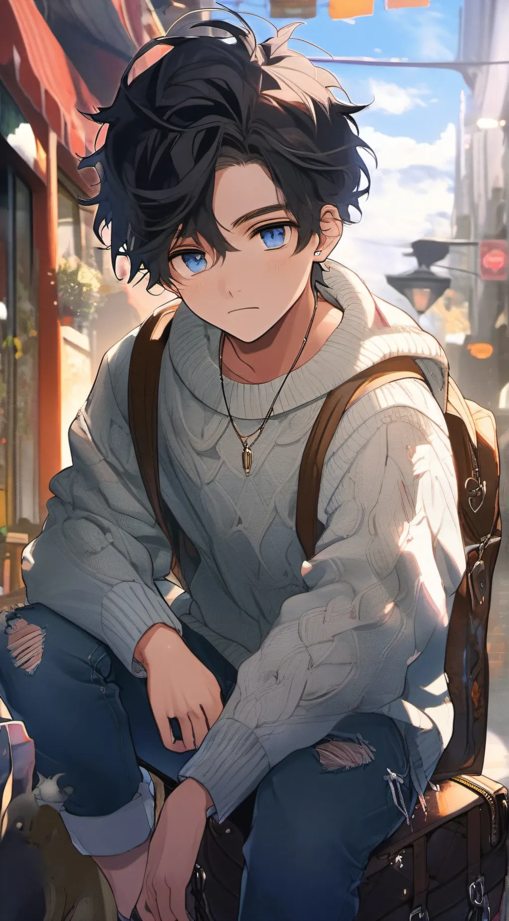 ai character: Zach  background