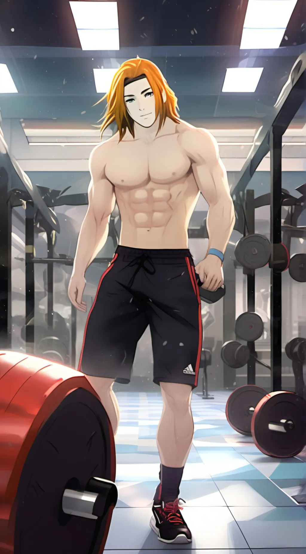 ai character: blake  cage  background