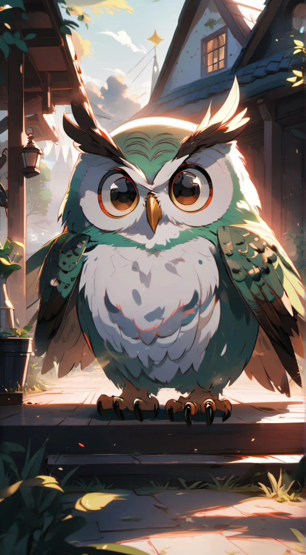 ai character: Duolingo background