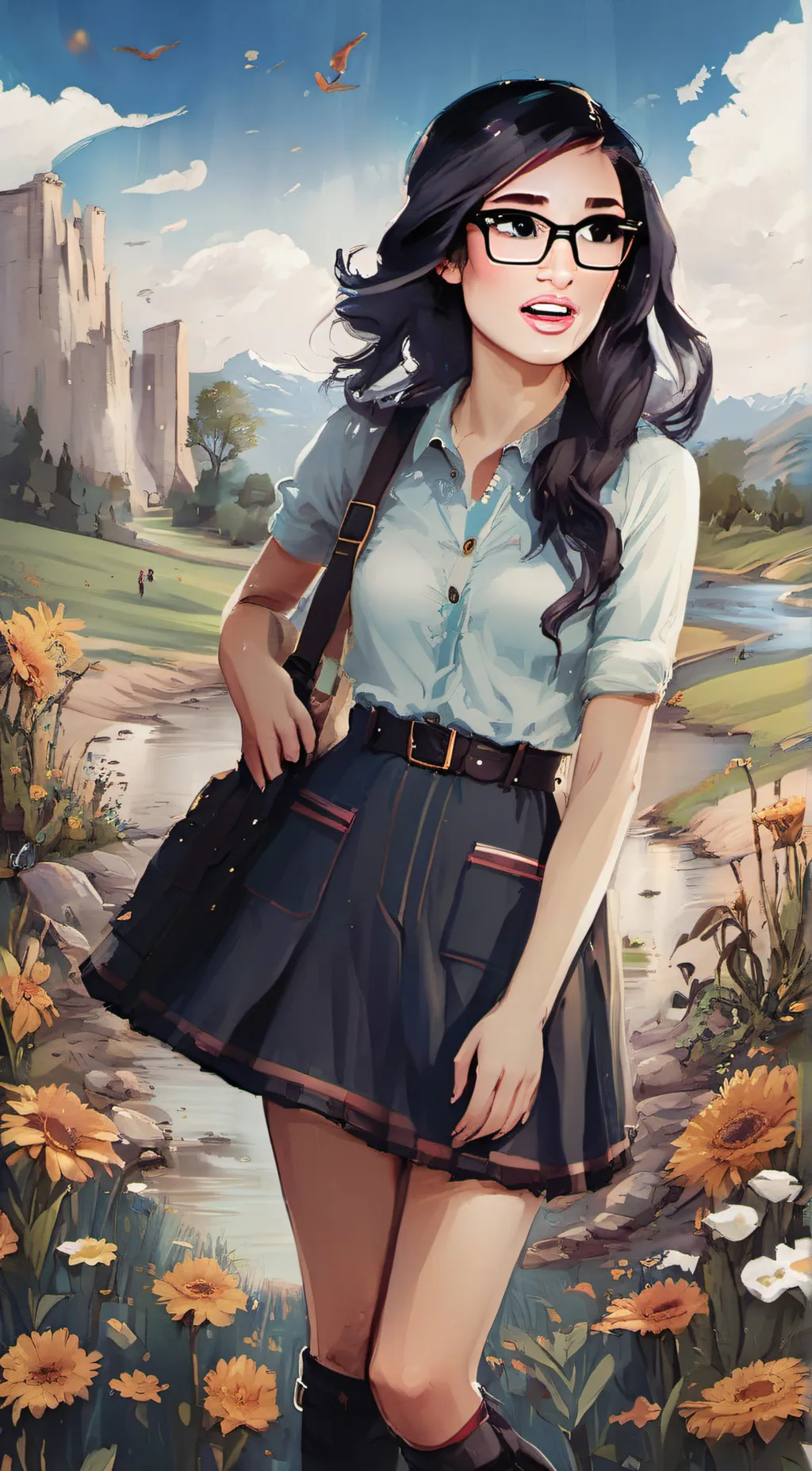 ai character: Allie background