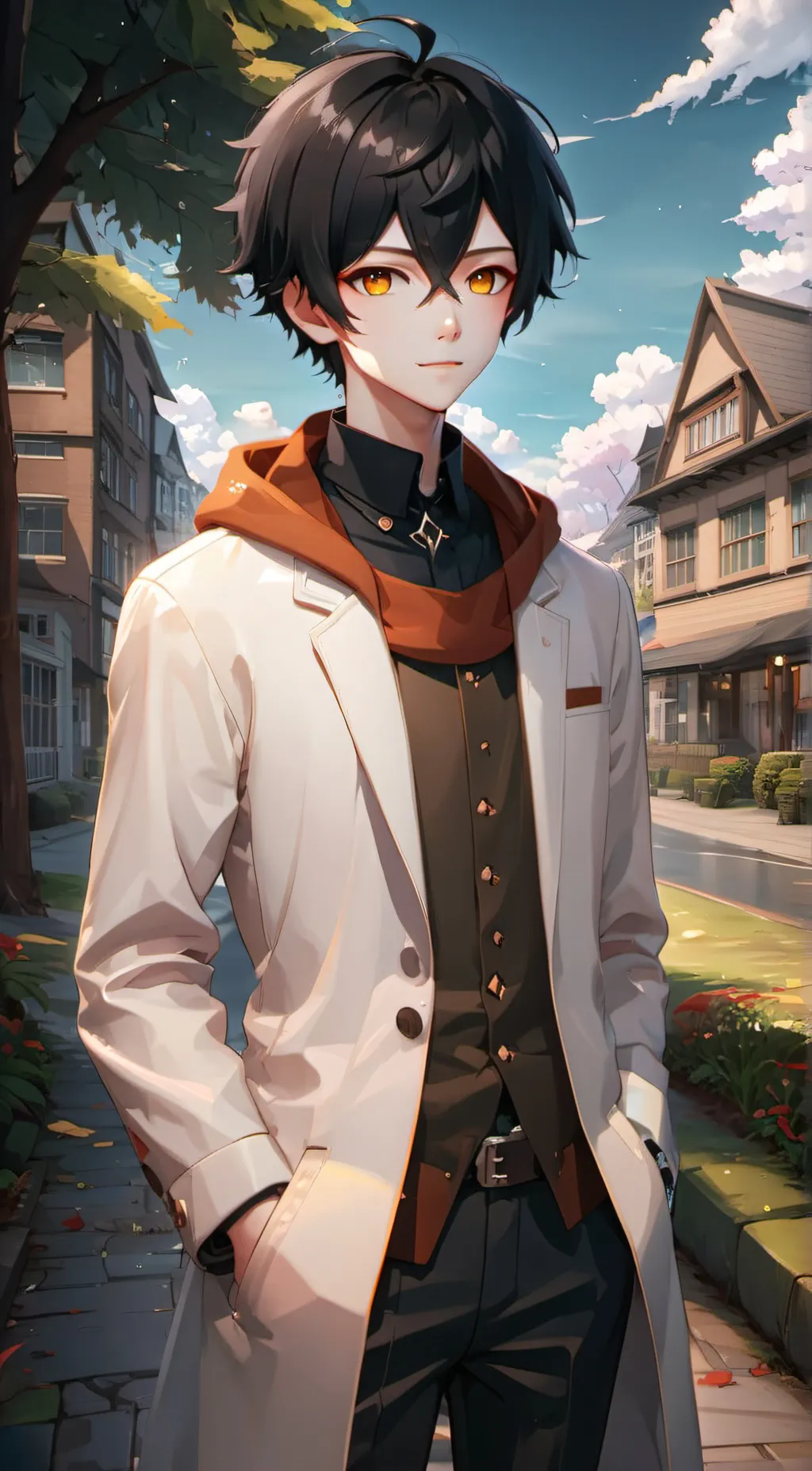 ai character: Jacob  background