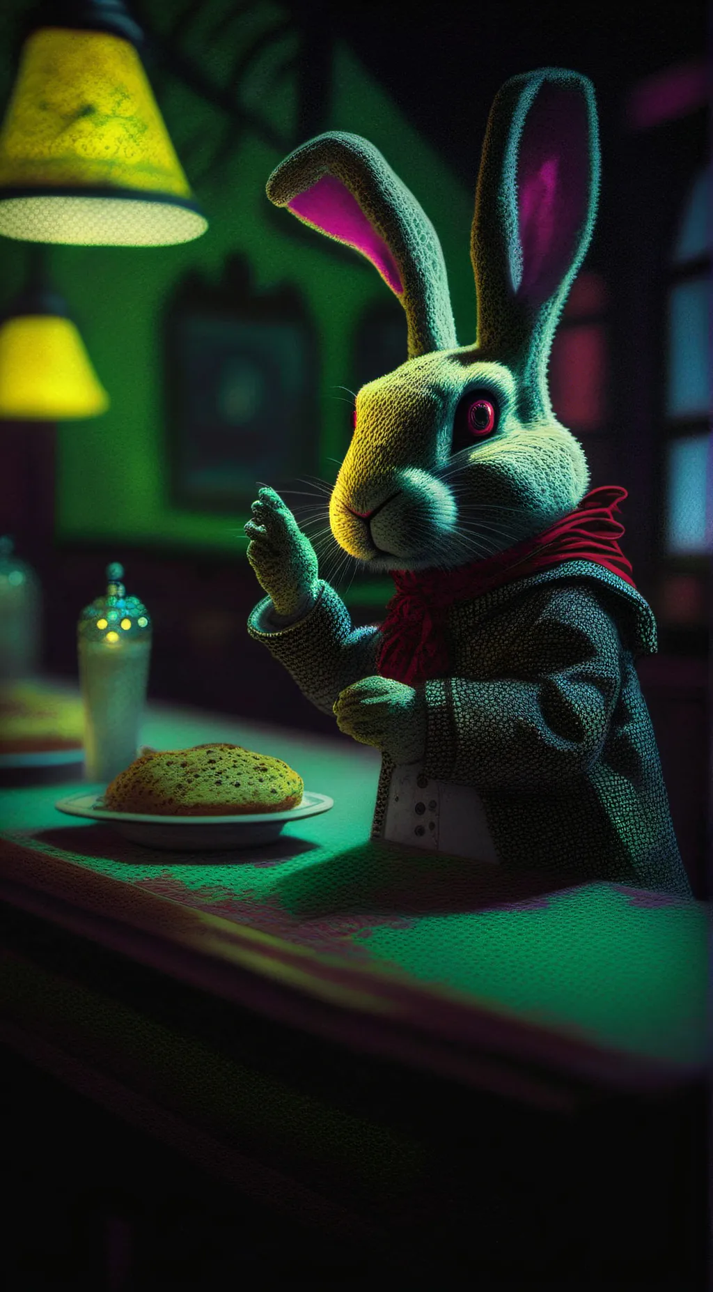 ai character: movie springbonnie background