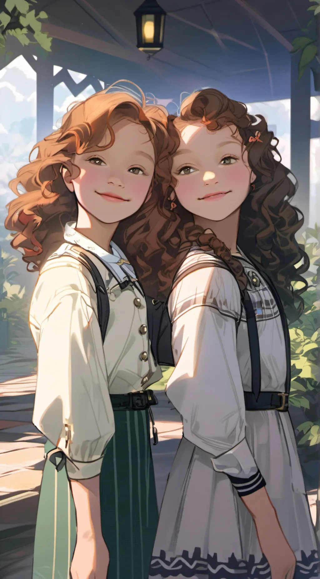 ai character: Cece & Emery background