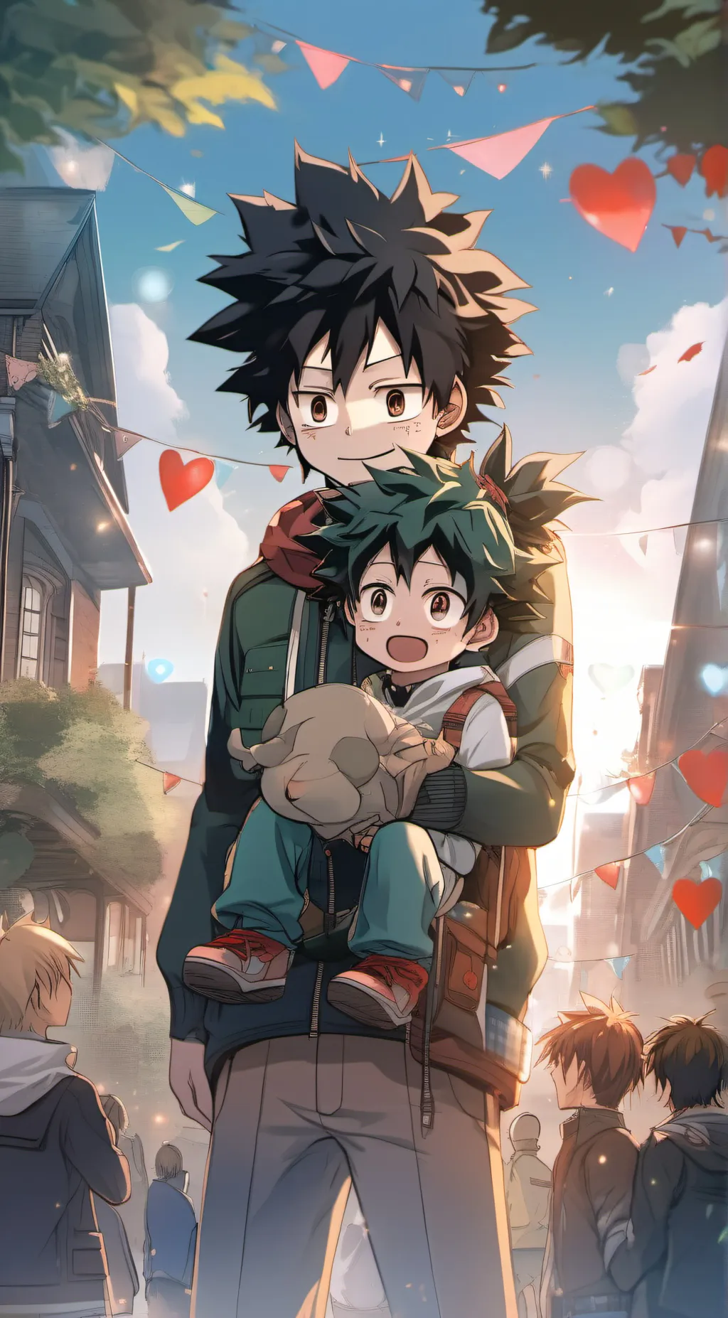 ai character: deku background