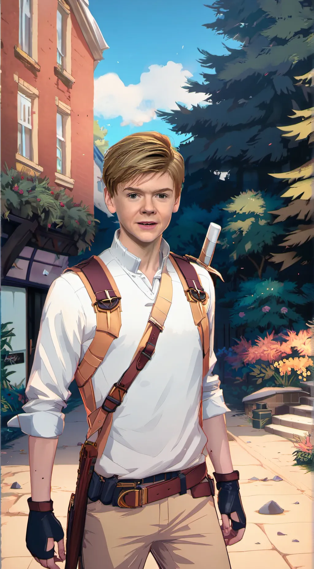 ai character: Newt background